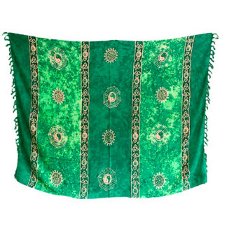 Sarong – Keltský „Yin & Yang“ (zelený)